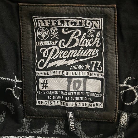 Affliction jacket - Picture 8 of 11